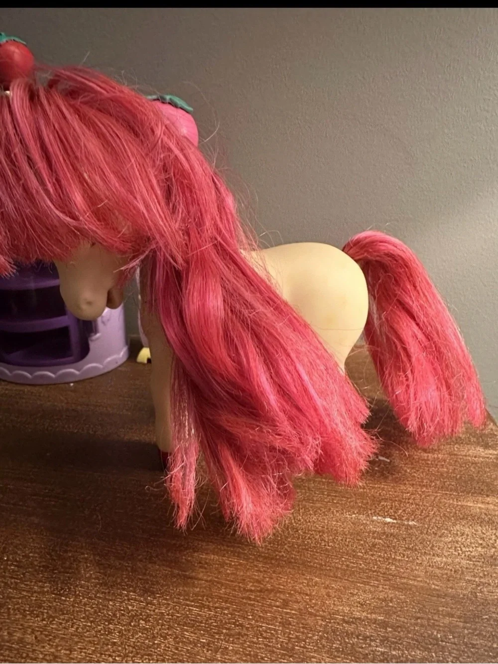 Vintage Strawberry Shortcake Berry Pretty Pony Doll and Accessories